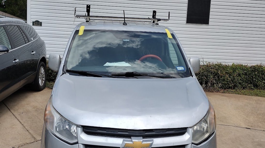 Silver Chevrolet with a new windshield installed on-site by J1 Auto Glass